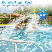 Laden Sie das Bild in den Galerie-Viewer, Doppelkopf-Schwimmbad-Standbrunnen