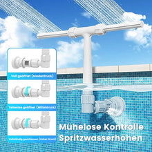 Laden Sie das Bild in den Galerie-Viewer, Doppelkopf-Schwimmbad-Standbrunnen