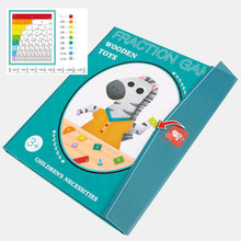 Laden Sie das Bild in den Galerie-Viewer, Magnetisches Buch-Bruchteil-Puzzle für Kinder