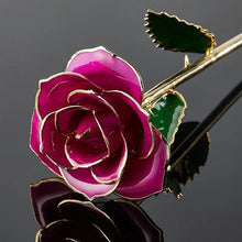 Laden Sie das Bild in den Galerie-Viewer, Blüte Ewige 24K Gold Rose