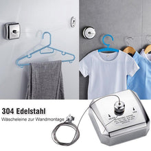 Laden Sie das Bild in den Galerie-Viewer, 304 Edelstahl Teleskop Wäscheleine