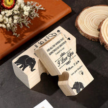 Laden Sie das Bild in den Galerie-Viewer, Kreativer Kerzenhalter aus Holz