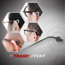 Laden Sie das Bild in den Galerie-Viewer, Rutschfeste runde bequeme brillenhalter (5 Paar)