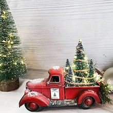 Laden Sie das Bild in den Galerie-Viewer, 🎄Weihnachtsverkauf🔥Roter Bauernhof-LKW Weihnachten Dekorationen