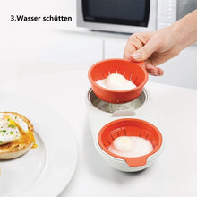 Laden Sie das Bild in den Galerie-Viewer, Bequee Mikrowelle Eierkocher gedämpfte Eierkocher, orange