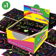 Laden Sie das Bild in den Galerie-Viewer, DIY Regenbogen-Magie-Kratzpapier-Kunstset