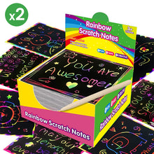 Laden Sie das Bild in den Galerie-Viewer, DIY Regenbogen-Magie-Kratzpapier-Kunstset