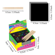 Laden Sie das Bild in den Galerie-Viewer, DIY Regenbogen-Magie-Kratzpapier-Kunstset