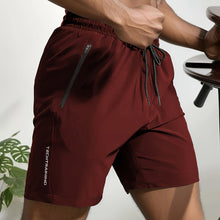 Laden Sie das Bild in den Galerie-Viewer, Shorts für Herren mit Briefdruck und Kordelzug in der Taille