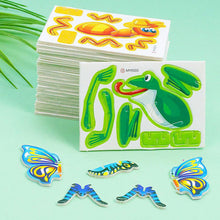 Laden Sie das Bild in den Galerie-Viewer, 🎁Lernspielzeug für Kinder 3D-Puzzle（10 Stück）👣