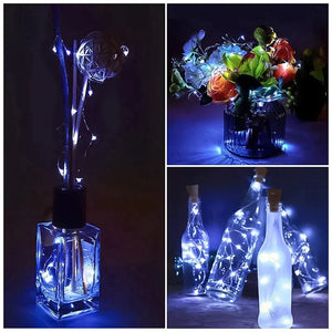 🍾LED-Weinflaschenlichter Kork Nachtlicht DIY Decor Lift
