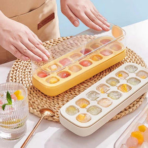 Eiswürfelschalen aus Silikon zum Pressen