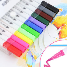 Laden Sie das Bild in den Galerie-Viewer, Doppelseitiges Aquarellstift-Set