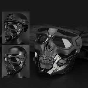 💀Totenkopf Horror Helmmaske💀