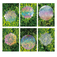 Laden Sie das Bild in den Galerie-Viewer, 🌈PVC Bunte Adsorptionsregenbogenglasfensteraufkleber, 6 pcs🪐