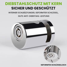 Laden Sie das Bild in den Galerie-Viewer, Anti-Diebstahl-Radscheibenschloss mit 2 Schlüsseln