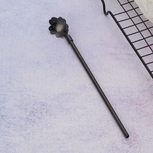 Trinkhalmlöffel aus Edelstahl