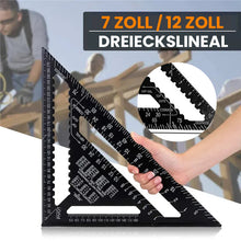 Laden Sie das Bild in den Galerie-Viewer, Dreieckslineal für Holzbearbeitungswerkzeuge aus Aluminiumlegierung