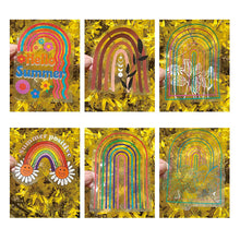 Laden Sie das Bild in den Galerie-Viewer, 🌈PVC Bunte Adsorptionsregenbogenglasfensteraufkleber, 6 pcs🪐