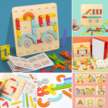 Laden Sie das Bild in den Galerie-Viewer, 🌈💐Montessori-Steckbrettpuzzle💐