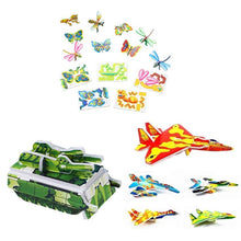 Laden Sie das Bild in den Galerie-Viewer, 🎁Lernspielzeug für Kinder 3D-Puzzle（10 Stück）👣