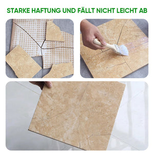 Transparentes wasser- und auslaufsicheres Mittel