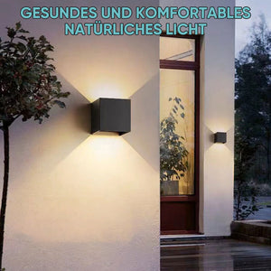 Wasserdichte, verstellbare LED-Wandleuchte