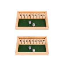 Laden Sie das Bild in den Galerie-Viewer, „Shut The Box“-Spiel – Lustiges Tisch-Mathespiel für Erwachsene und Kinder