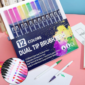 Doppelseitiges Aquarellstift-Set