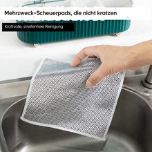 Laden Sie das Bild in den Galerie-Viewer, Mehrzweck-Geschirrspüllappen aus Draht für Nass und Trocken