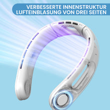 Laden Sie das Bild in den Galerie-Viewer, Tragbarer, wiederaufladbarer, blattloser Ventilator mit Nackenkühlung