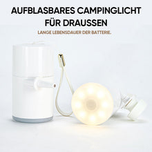 Laden Sie das Bild in den Galerie-Viewer, Tragbare Luftpumpe + Campinglicht