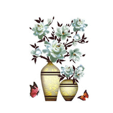 Laden Sie das Bild in den Galerie-Viewer, 3D Stereo Vase Wandaufkleber