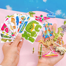 Laden Sie das Bild in den Galerie-Viewer, 🎁Lernspielzeug für Kinder 3D-Puzzle（10 Stück）👣