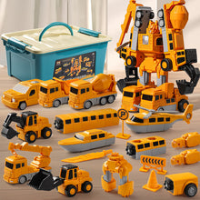 Laden Sie das Bild in den Galerie-Viewer, Magnetischer Transformator Technik Fahrzeug Kinderspielzeug