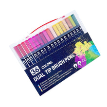 Laden Sie das Bild in den Galerie-Viewer, Doppelseitiges Aquarellstift-Set