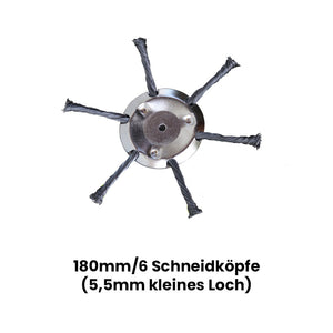 Saker Mähkopf aus Stahldraht