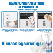 Laden Sie das Bild in den Galerie-Viewer, Desodorierender entkalkender Reiniger für Klimaanlagen