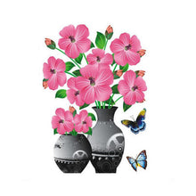 Laden Sie das Bild in den Galerie-Viewer, 3D Stereo Vase Wandaufkleber
