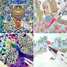 Laden Sie das Bild in den Galerie-Viewer, Doppelseitiges Aquarellstift-Set