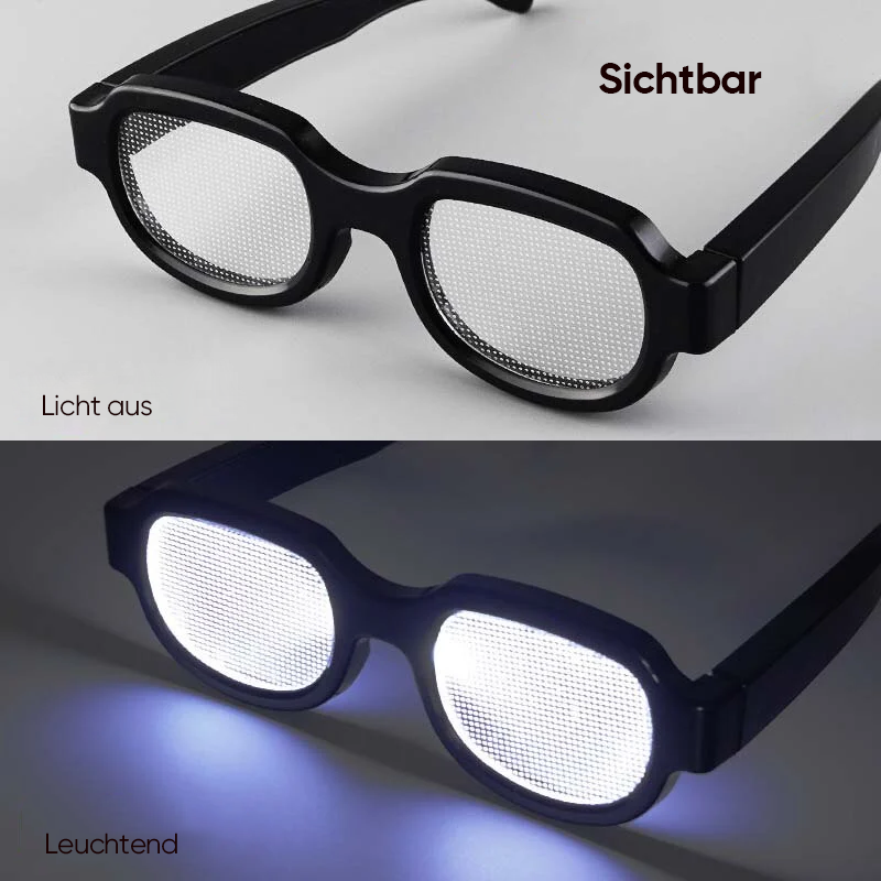 👓LED leuchtende Brillen👓