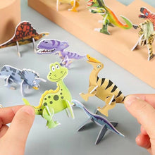 Laden Sie das Bild in den Galerie-Viewer, 🎁Lernspielzeug für Kinder 3D-Puzzle（10 Stück）👣