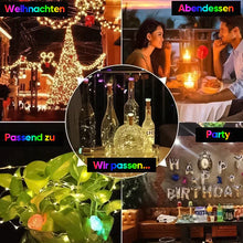 Laden Sie das Bild in den Galerie-Viewer, 🍾LED-Weinflaschenlichter Kork Nachtlicht DIY Decor Lift