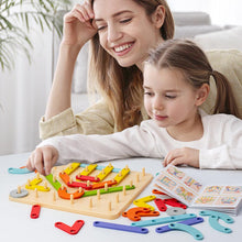 Laden Sie das Bild in den Galerie-Viewer, 🌈💐Montessori-Steckbrettpuzzle💐