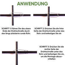 Laden Sie das Bild in den Galerie-Viewer, Kletternde kunststoffummantelte Stahlrohrverschraubungen
