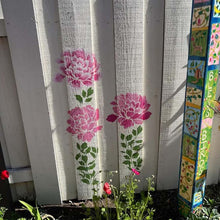 Laden Sie das Bild in den Galerie-Viewer, 🔥DIY-Dekoration🌻 - Gartenzaun große Blumen-Zeichenschablonen