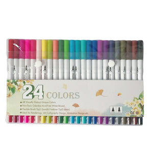 Doppelseitiges Aquarellstift-Set