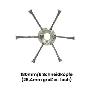 Saker Mähkopf aus Stahldraht
