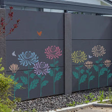 Laden Sie das Bild in den Galerie-Viewer, 🔥DIY-Dekoration🌻 - Gartenzaun große Blumen-Zeichenschablonen