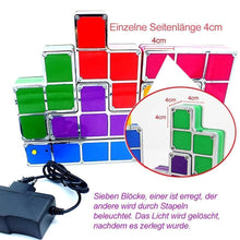 Laden Sie das Bild in den Galerie-Viewer, Tetris Stapelbares LED Nachtlicht